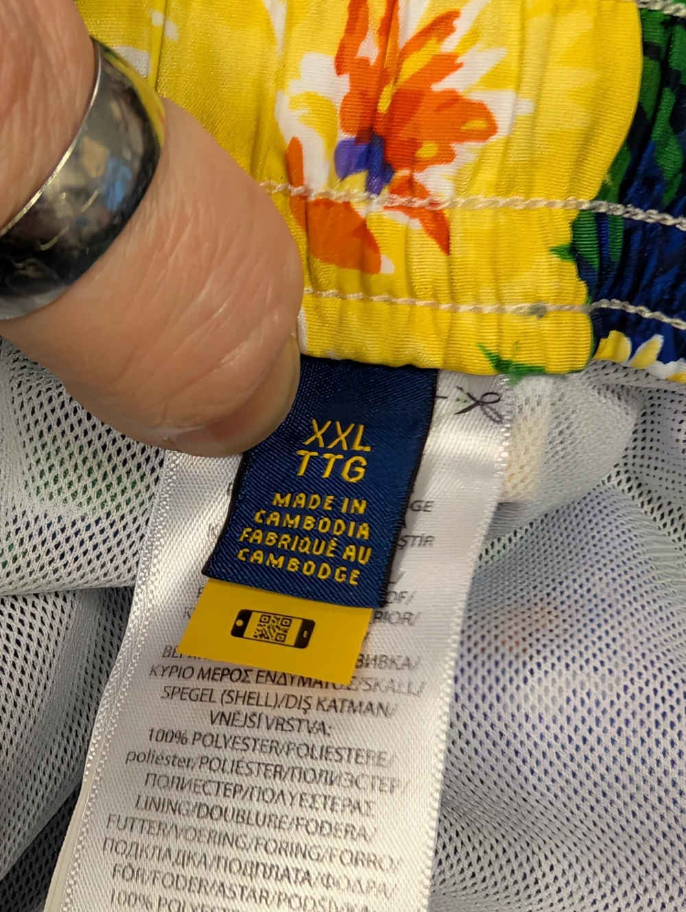 Polo Ralph Lauren Traveler Floral Printed Swim Trunks Shorts Resort Beach Cruise - Picture 12 of 15